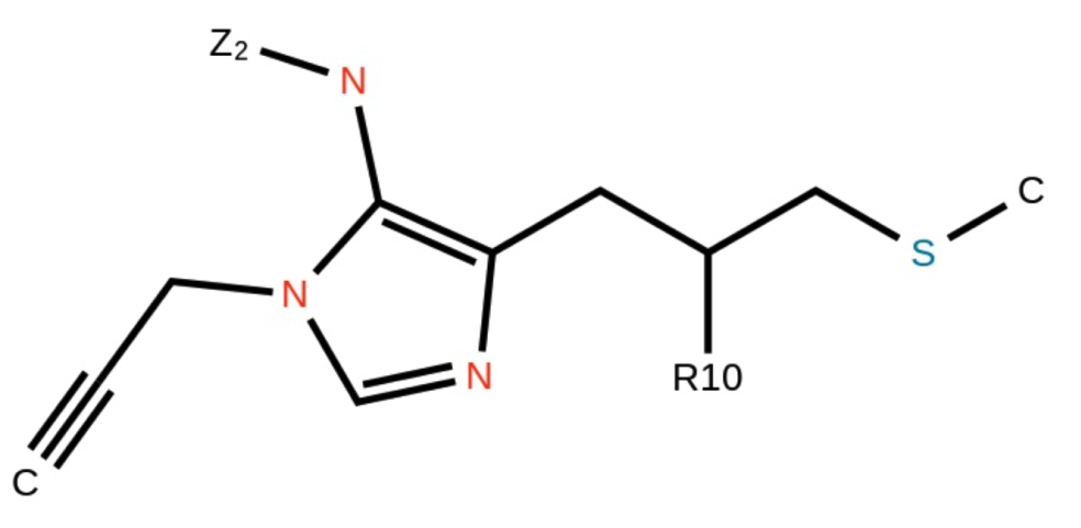 Markush structure example
