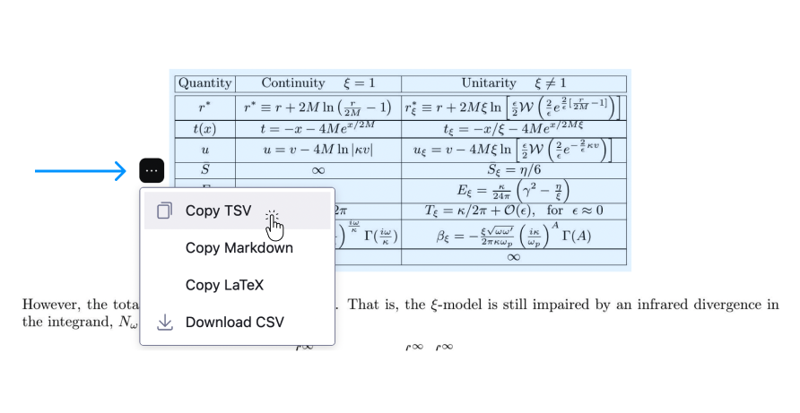 Copy math in different formats